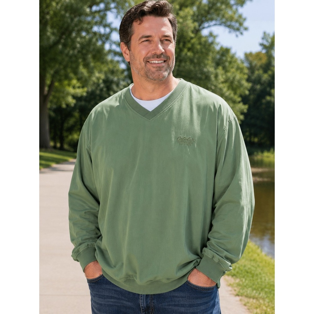 Guide Series V Neck Windbreaker Jacket Men's 2XL Pullover Outdoors -105‎